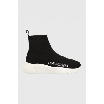 Love Moschino sneakers culoarea negru, JA15343G0GIZ4000