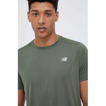 New Balance tricou de alergare Accelerate culoarea verde, neted