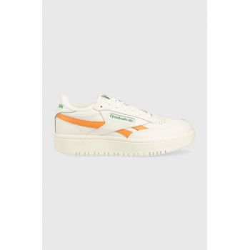 Reebok Classic sneakers din piele Club C Double Reven culoarea alb