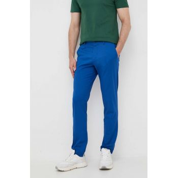 Sisley pantaloni barbati, cu fason chinos