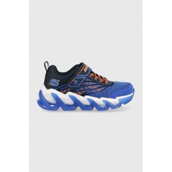 Skechers sneakers pentru copii Mega-Surge Nezco culoarea albastru marin