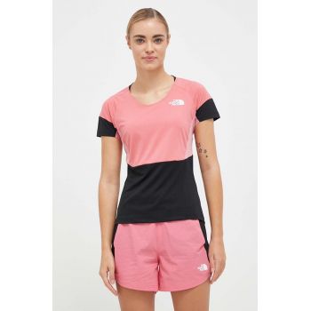 The North Face tricou sport Bolt Tech culoarea roz ieftin