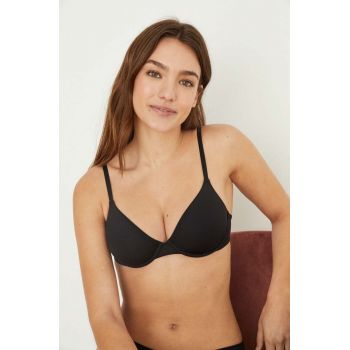 women'secret sutien PRETTY culoarea negru, neted