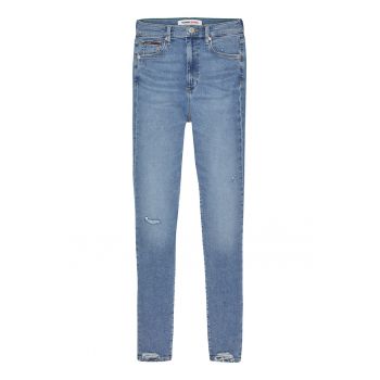 Blugi skinny cu talie inalta Sylvia