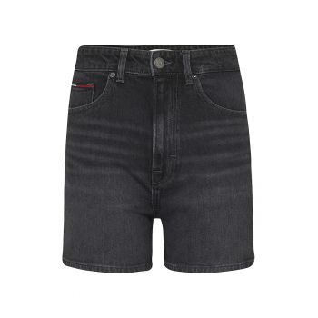 Pantaloni scurti din denim cu talie inalta