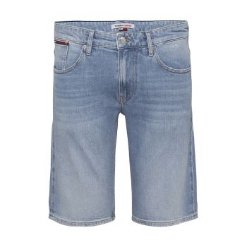 Pantaloni scurti uni din denim