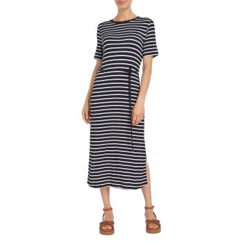 Rochie-tricou cu model in dungi