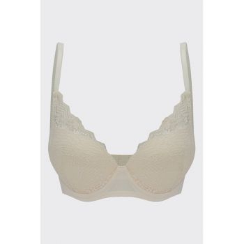Sutien clasic cu strat exterior de dantela