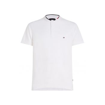 Tricou polo slim fit din bumbac organic