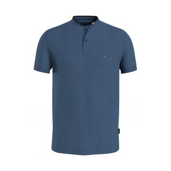 Tricou polo slim fit din bumbac organic