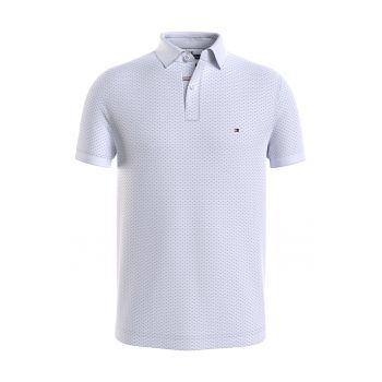 Tricou polo slim fit din bumbac organic