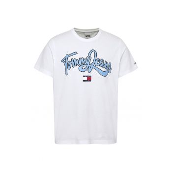 Tricou regular fit de bumbac organic cu logo