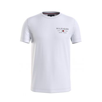 Tricou slim fit din bumbac organic