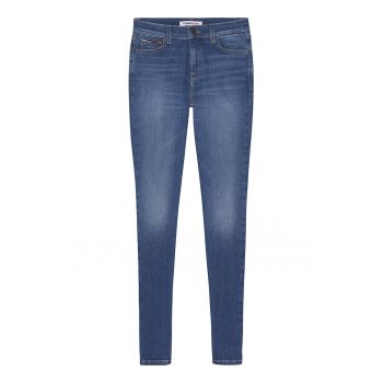 Blugi skinny cu talie medie Nora