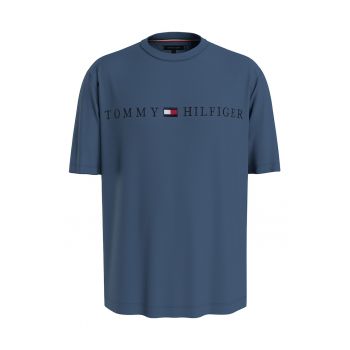 Tricou de bumbac organic cu logo brodat