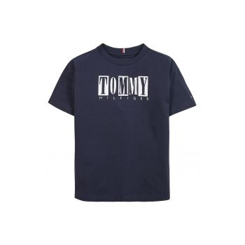 Tricou din bumbac organic cu imprimeu logo Seasonal