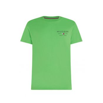 Tricou slim fit din bumbac organic