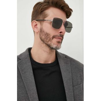 Gucci ochelari de soare barbati, culoarea gri