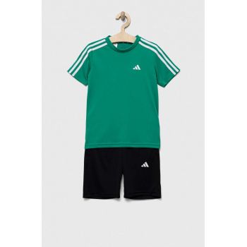 adidas compleu copii U TR-ES 3S culoarea verde