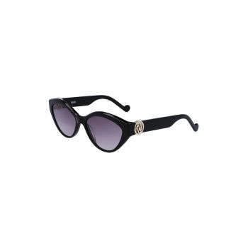 Ochelari de soare cat-eye cu lentile in degrade