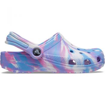 Slapi copii Crocs Classic Marbled Clog 207464-102 ieftine