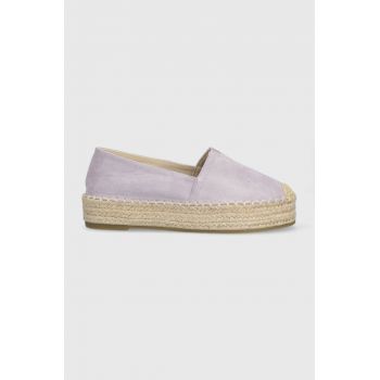 Answear Lab espadrile culoarea violet, cu platforma de firma originale