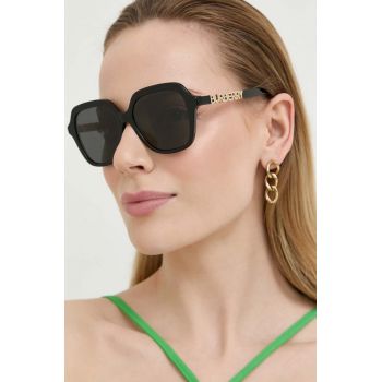 Burberry ochelari de soare femei, culoarea negru