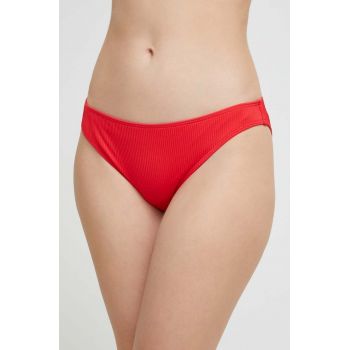 Hollister Co. chiloti de baie culoarea rosu la reducere