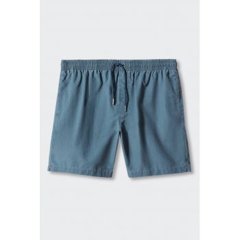 Pantaloni scurti de baie cu snur de ajustare Washed