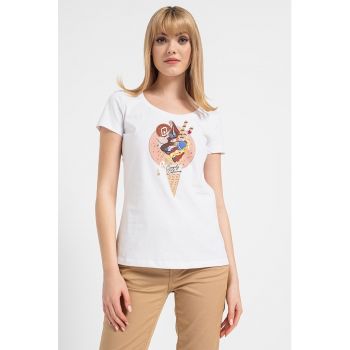 Tricou cu imprimeu grafic