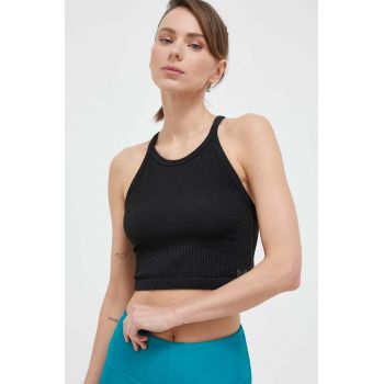 Under Armour top de antrenament Rush Seamless culoarea negru