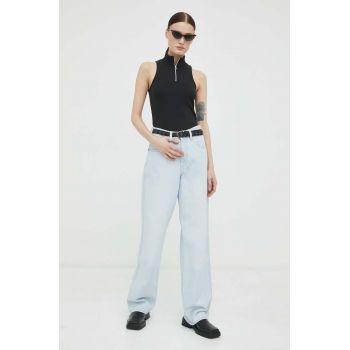 Wrangler jeansi Mom Relaxed femei high waist