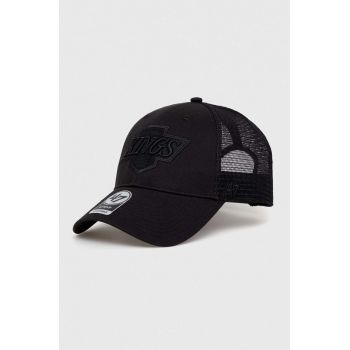 47brand sapca NHL Los Angeles Kings culoarea negru, cu imprimeu