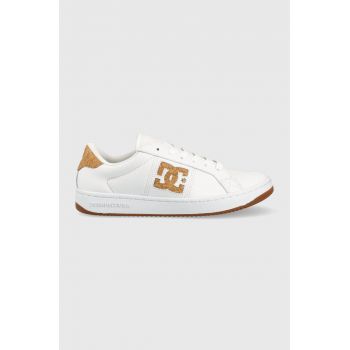 DC sneakers culoarea alb