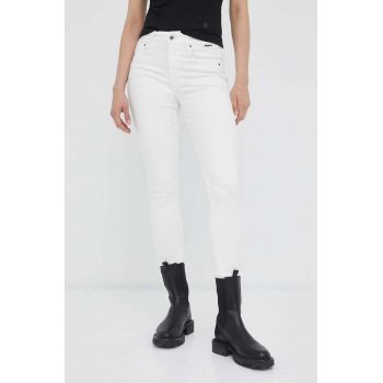 G-Star Raw jeansi femei, culoarea alb ieftini