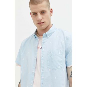 Hollister Co. camasa barbati, cu guler button-down, regular