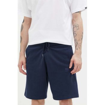 Hollister Co. pantaloni scurti barbati, culoarea albastru marin