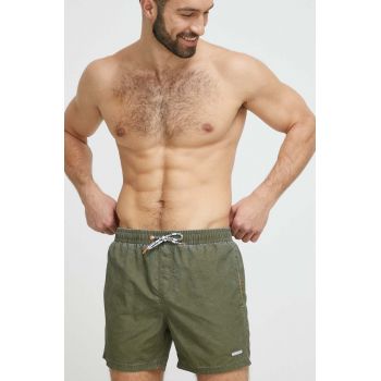 Pepe Jeans pantaloni scurti de baie Fletcher culoarea verde