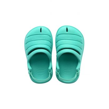 Havaianas sandale copii CLOG culoarea turcoaz