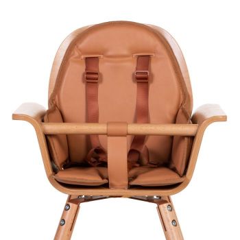 Perna scaun de masa Childhome Evolu aspect piele Maro ieftin
