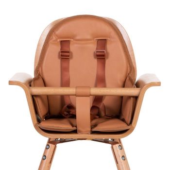 Perna scaun de masa Childhome Evolu aspect piele Maro