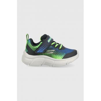 Skechers sneakers pentru copii culoarea albastru marin