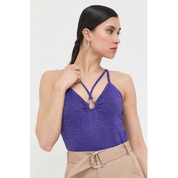 Morgan top femei, culoarea violet