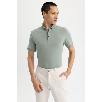 Tricou polo slim fit