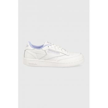 Reebok Classic sneakers pentru copii CLUB C culoarea alb ieftini