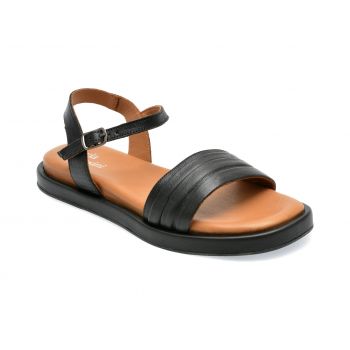 Sandale FLAVIA PASSINI negre, 211900, din piele naturala