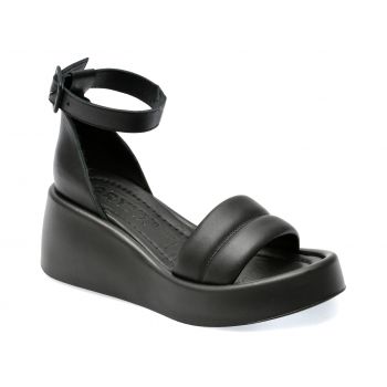 Sandale GRYXX negre, 6293183, din piele naturala