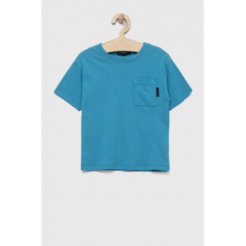 Sisley tricou de bumbac pentru copii cu imprimeu