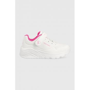 Skechers sneakers pentru copii culoarea alb