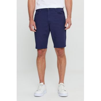 Bermude slim fit din amestec de bumbac